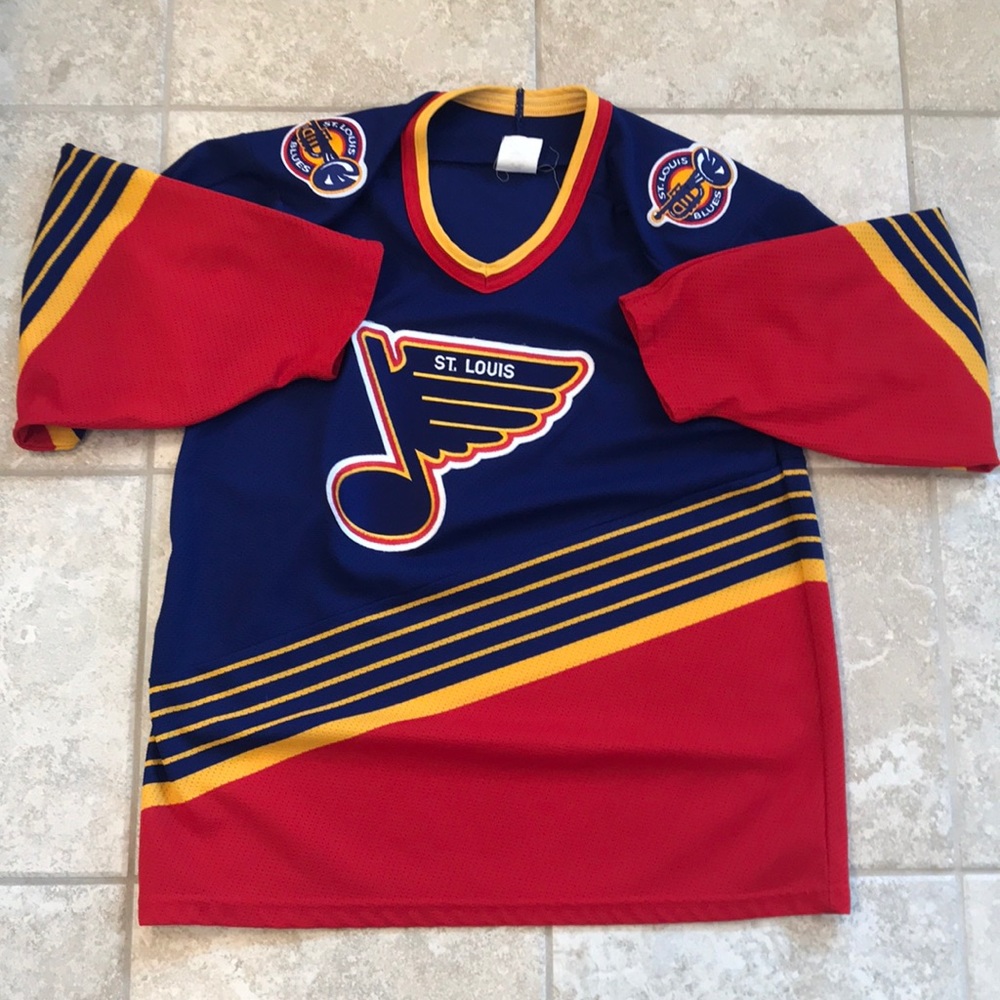 St. Louis Blues Vintage Stitched Jersey
